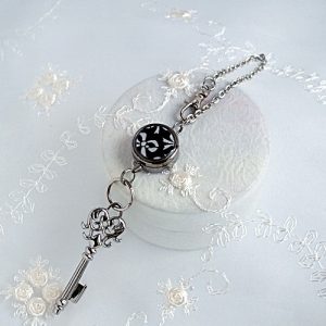  ﾘｰﾙｷｰﾎﾙﾀﾞｰ・リボン黒